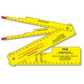 Hinged Guard Opening Scales/ Rulers (1.875"x20.5") 4 Pieces, Spot Color